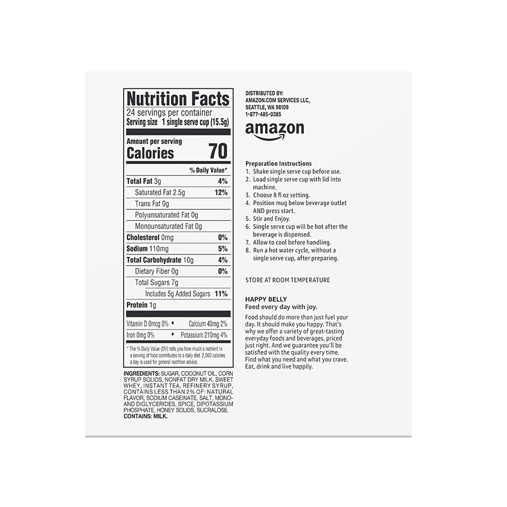 Happy Belly Chai Latte K-Cup